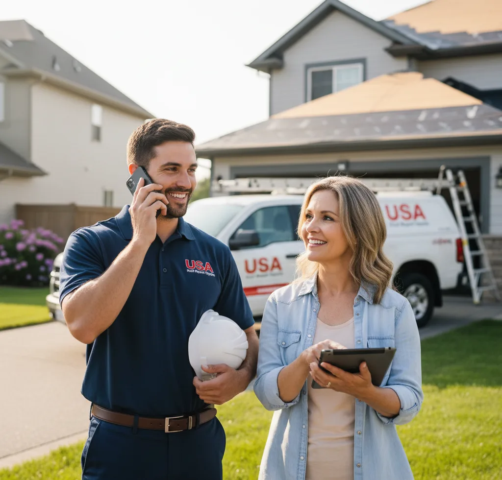 USA Roof Repair Experts customer support in Roma